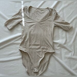 Old Navy size S cream bodysuit